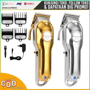 ALAT CUKUR RAMBUT KEMEI KM 1987 SILVER MESIN CUKUR RAMBUT CAS