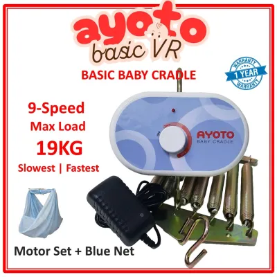 AYOTO Basic VR Electronic Baby Cradle Motor (Motor Buaian Elektronik Mampu Milik | Newborn to 19kg)