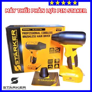 Máy thổi phản lực sử dụng chân pin phổ thông STARKER Đức  chuyên dụng vệ sinh ô tô nhà cửa