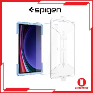 Spigen Galaxy Tab S9 / Plus / Pelindung Skrin Ultra EZ FIT GLAS.tR Kaca Terbaja Dengan Alat Penjajaran Auto