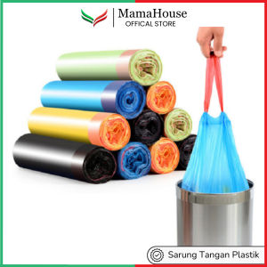 [MHS] Kantung Plastik Sampah Tali Bahan Plastik Premium 1Roll 15Pcs