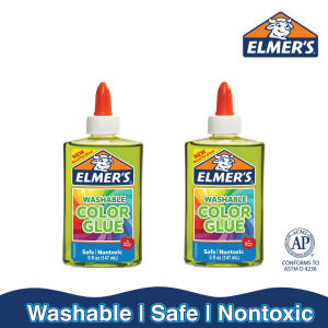 Elmer’s Transparent Color Glue [Green – Bundle of 2]