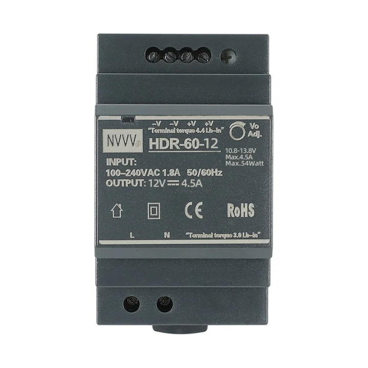 NVVV HDR Series Din Rail Switching Power Supply 24V Power Supply 15W ...