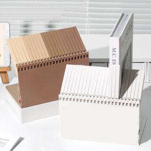 ANBIHE High Quality Piano Key Bookend Gradient Color Thickened Organ Book Stand INS Desk Book Holder Bookshelf