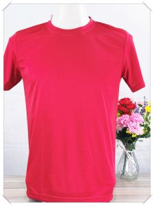 เสื้อเปล่าถูกถูก เสื้อเปล่า สีแดง ราคาส่ง เรตโรงงาน ผ้าไมโครเรียบ 145 แกม (สามารถนำไปทำ สกรีน/รีดเฟล็กชื่อคน ชื่อทีม หรือโลโก้ต่างๆได้)