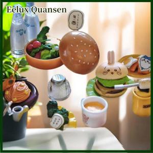 Eelux 1 Bộ 1 6 Dollhouse Hamburger Bộ đồ ăn bữa ăn hộp mini thực phẩm chơi Tấm mô hình thu nhỏ trang trí nhà bếp Phụ kiện tự làm