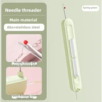 2 in 1 Seam Ripper Needle Threader Seam Ripper Double End Design Colorful Sewing Needle Thread Unpicker Sewing Tools