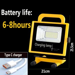 20 hours Working Time Rechargeable Light Super Brightness Portable Outdoor Engineering Emergency Lights Floodlight Lamp
