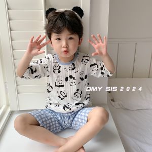[HÀNG LOẠI 1] Bộ đồ lửng mặc nhà cho bé trai bé gái Đồ ngủ bé trai bé gái Bộ quần áo cotton trẻ em