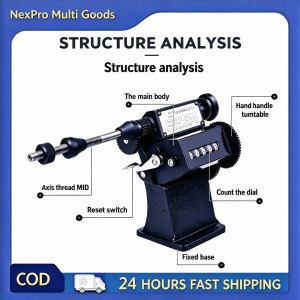 Digital Display Metal ear Manual Rewinder Winding Machine Coil NZ-1 Durable and sturdy manual crank winding machine
