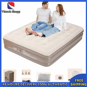 Vktech Electric Hospital Bed with Memory Foam Mattress and Side Rails for Patient Comfort