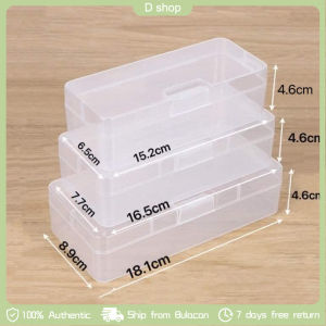 Clear Transparent PP Plastic Storage Box Jewelry Beaded Small Objects Organizer Box Earplug Office Stationery Storage Boxes Pill box jewelry Box organizers