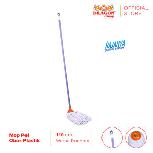 DRAGON Mop Pel Obor Plastik Sumbu Alat Pel Lantai 110 cm Pembersih Lantai Cleaning Mop Serbaguna MP217