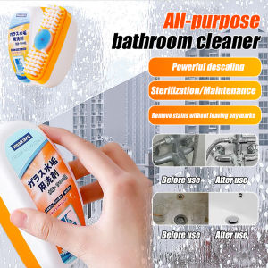 💖Open the Lid and Use It💖Glass Cleaner Bathroom Tile Cleaner Toilet Cleaner Tile Cleaner to Remove Rust and Yellow Stains Scale Cleaner