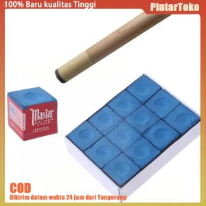 12Pcs Kapur Billiard /Triangle Billiard Chalk/Kualitas Premium
