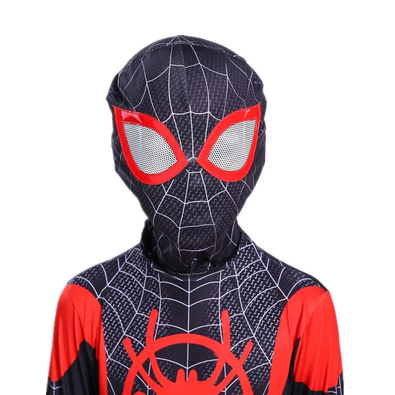 New Extraordinary Black Spider Cosplay Costume Zentai Spiderman Costume  Superhero Catsuit Children's Spandex Suit Customization