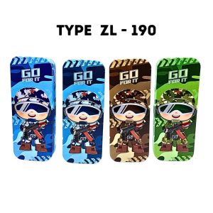 Kotak Pensil Kaleng Motif Funcy/ Tempat Pensil Kaleng Motif Timbul