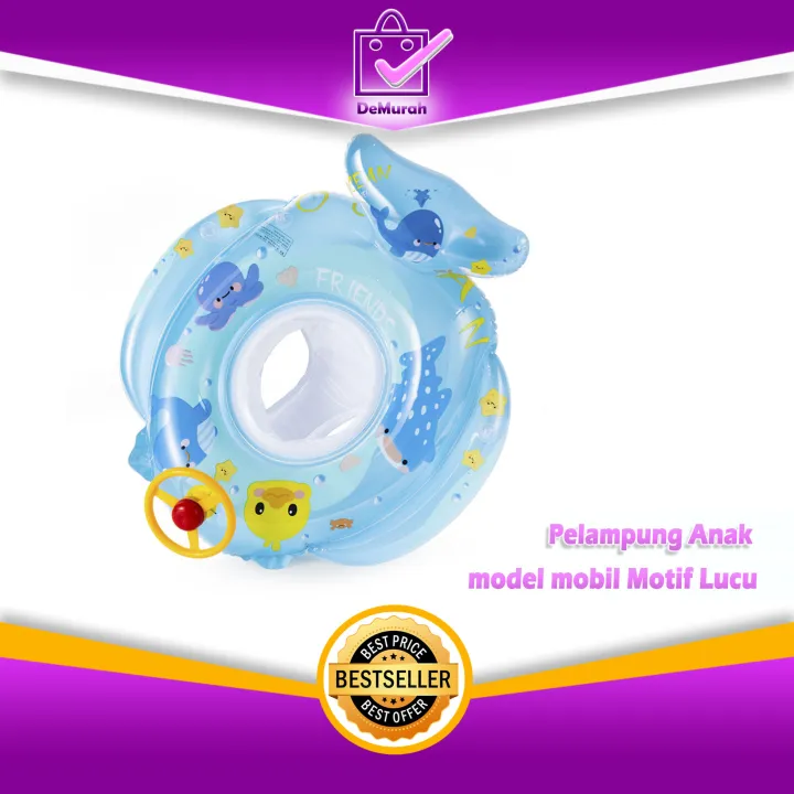 Pelampung Renang Anak Duduk Dengan Roda Setir Motif Lucu – Baby Boat 1 ...