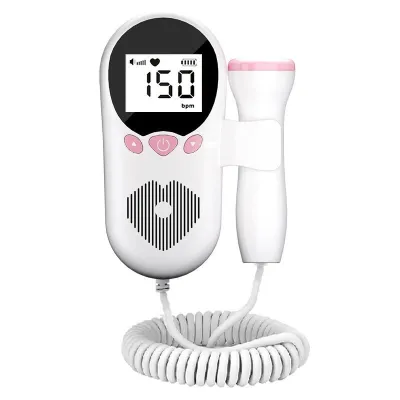 【24H COD】Fetal doppler Fetal heart rate monitor Medical LCD Screen Heart Rate Monitor for Baby Pregnancy Heartbeat Detector