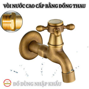 Vòi nước cao cấp chất liệu đồng thau siêu bền phong cách sang trọng