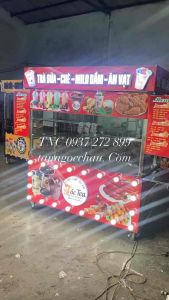 Xe trà Sữa 1m4 Đèn Nổi