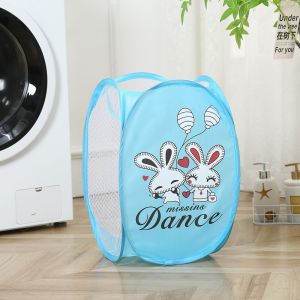 Tempat Cucian Pakaian / Tempat Keranjang Mainan Anak Bisa Lipat Serbaguna Motif Karakter / Laundry Bag