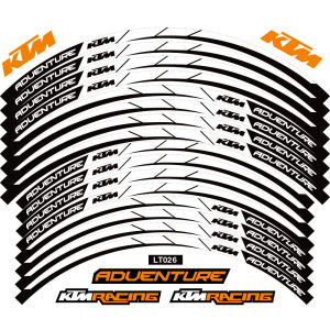 Applicable Ktm390Adv/790/890/1290 Off-Road Rally Motorcycle Wheel Stickers Reflective Modification Rim Stickers