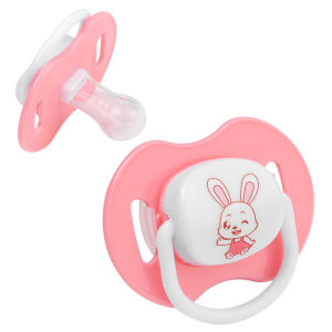 GURUNGMANI Dustproof Lid Cute Silicone Infant Toddler Baby Pacifier Soother Infant Teether