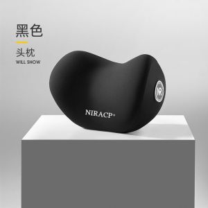 Pony 3D Memory Foam Car Pillow Seat Headrest Neck Waist Pillow Car Travel Neck Lumbar Support Cushions Sokongan lumbar