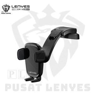 CR147 - Car Holder LENYES CR-147 Car Phone Holder Dudukan HP Untuk Dashboard Atau Kaca Mobil Kuat Kokoh