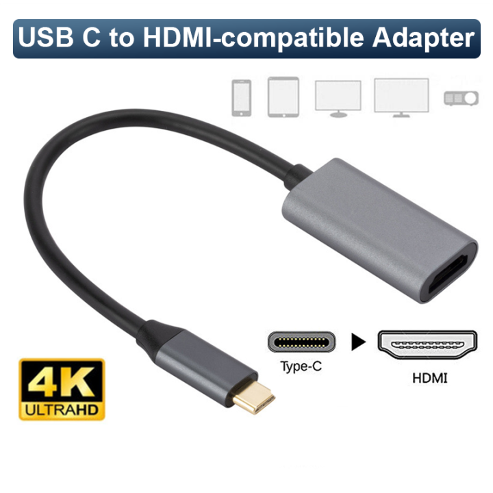 USB-C to HDMI Adapter 4K 60Hz Type-C Phone to TV (Female) for