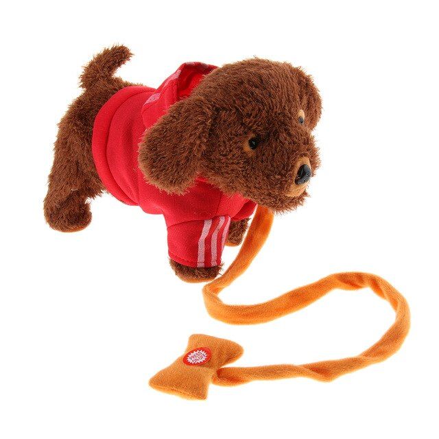 Kids Walking Barking Teddy Dog Plush Puppy Toy with Remote