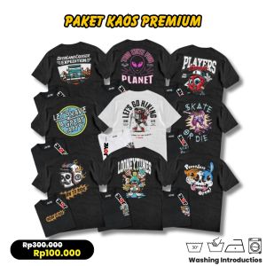 Kaos Distro Pria motif terbaru Kaos lengan Pendek Cotton Combad 24s