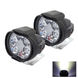 Universal LED Motorcycle Auxiliary Light 6LED Fog Lamp Headlight for Motorbike Scooter and Car