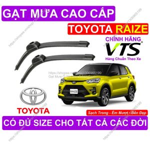 Gạt Mưa Toyota Raize Gạt Mưa Đa Năng Cao Cấp Cặp Gạt Mưa Kính Lái Toyota R.aize Có Đủ Size Cho Các Đời