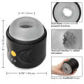 [ CALEXOTICS ] Boundless Dual Motor Stroker Rechargeable Dual Entry Masturbator - Black. 