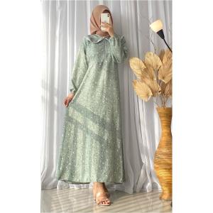 ZAHRA LONG DRESS | GAMIS SYAKILA MOTIF KEKINIAN | LONG DRESS TEBARU BISA COD GRATIS ONGKIR