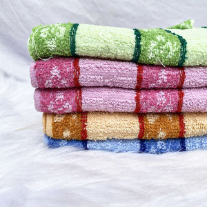 Khăn mặt khăn khắn tắm cotton 35x75cm sợi vải dày mềm mịn lau sạch thấm hút cực tốt an toàn cho da