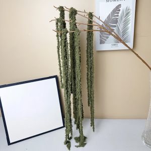LLCY Multicolor Amaranthus Artificial Hanging Plant Ornament Yarn Simulated Amaranthus Caudatus Beautiful Accessories Hanging Amaranthus Flowers European Wedding Decoration