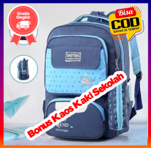Tas Sekolah Anak Laki laki Backpack Ransel Punggung TK SD Kelas 1 2 3 4 Umur 4 5 6 7 8 Tahun Ada Tempat Botol Minum