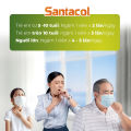 Viên Ngậm Hỗ Trợ Giảm Ho Giảm Đau Họng Do Viêm Họng & Viêm Phế Quản Santacol Hộp 24 Viên. 