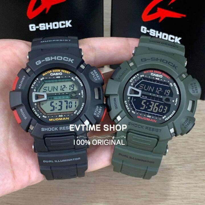 Harga jam g shop shock g 9000 mudman