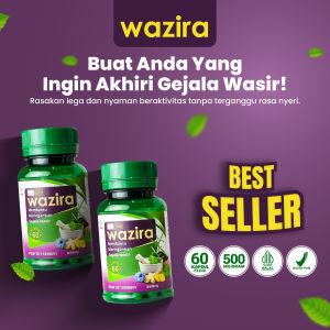 Bio Gold - Wazira Kapsul Ekstrak Daun Ungu Bantu Mengatasi Gejala Wasir