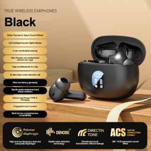 KEBETEME หูฟังมินิ Tws หูฟังบลูทูธไร้สาย5.3 Ipx4หูฟัง True Wireless กันน้ำหูฟังเล่นกีฬาเล่นเกม