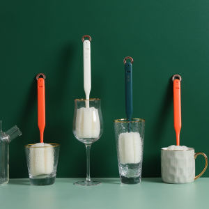 【iMall】Silicone Sponge Bottle Cleaning Brush Glass Cup Brush Botol Susu Milk Bottle Brush Cuci Botol Cleaning Tool