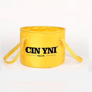 20L Portable Foldable Outdoor  Water Bucket Camping Hiking Fishing Washing Storage Container Washbasin Fish Bucket  Large Capacity for Travel Picnic