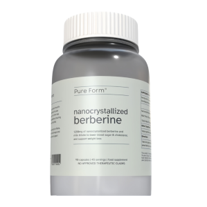 Pure Form Nanocrystallized Berberine | 1250mg Berberine + Milk Thistle | Supports Weight Management
