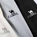 Camel เสื้อกันหนาวผู้หญิง,เสื้อกันหนาวปักลายแขนยาวมีซิปแฟชั่นสำหรับฤดูใบไม้ผลิฤดูหนาว. 