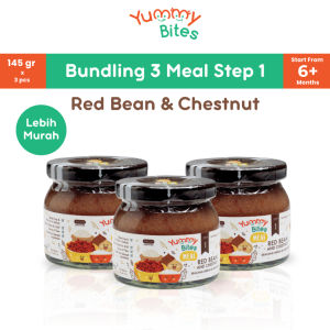 [BUNDLING 3] Yummy Bites Meal Step 1/ 145 GR/ Makanan Bayi/ MPASI Baby