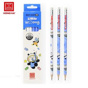 Hộp 12 cây bút chì gỗ ABC Hồng Hà 3566 / 3567 / 3568